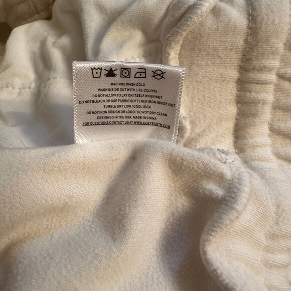 Cozy Earth Ivory Women's Bamboo Jogger Pant Size Large - Picture 6 of 6